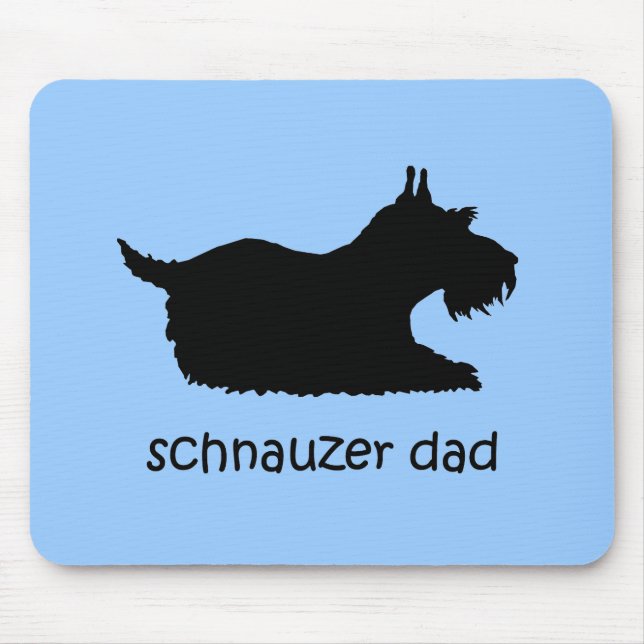 Schnauzer Mouse Pad (Front)