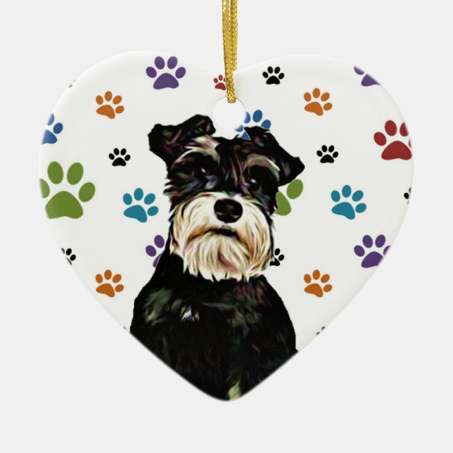Schnauzer Ornament (Front)
