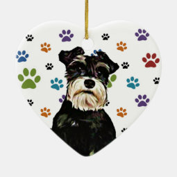 Schnauzer Ornament | Zazzle