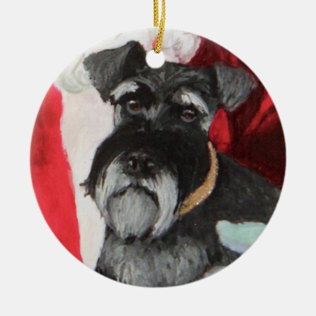 schnauzer ornament (Front)