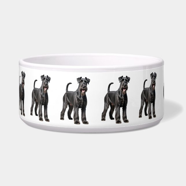 Schnauzer Personalize Bowl (Left)