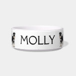 Schnauzer Personalized Ceramic Pet Bowl<br><div class="desc">Schnauzer Personalized Ceramic Pet Bowl.  Schnauzer pet dish with your pet's name.</div>