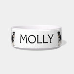 Schnauzer Personalized Ceramic Pet Bowl<br><div class="desc">Schnauzer Personalized Ceramic Pet Bowl.  Schnauzer pet dish with your pet's name.</div>