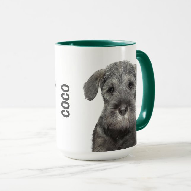 Schnauzer Personalized  Mug (Front Right)