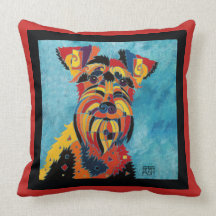 Schnauzer Pillow - Gifts for Schnauzer Lovers