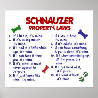 SCHNAUZER PL2 POSTER