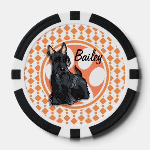 Schnauzer Poker Chips