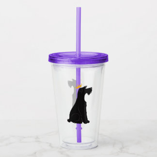 Schnauzer Prince Acrylic Tumbler