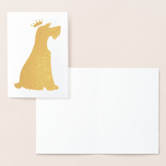 Schnauzer Prince Foil Card