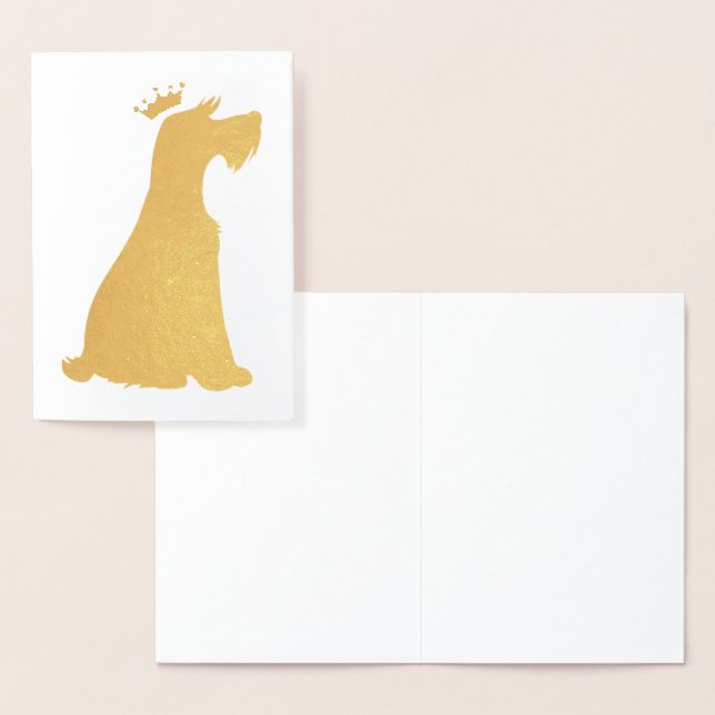 Schnauzer Prince Foil Card (Display)