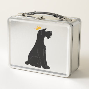 Schnauzer Prince Metal Lunch Box