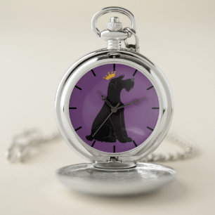 Schnauzer Prince Pocket Watch