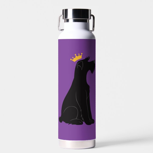 Schnauzer Prince Water Bottle (Front)