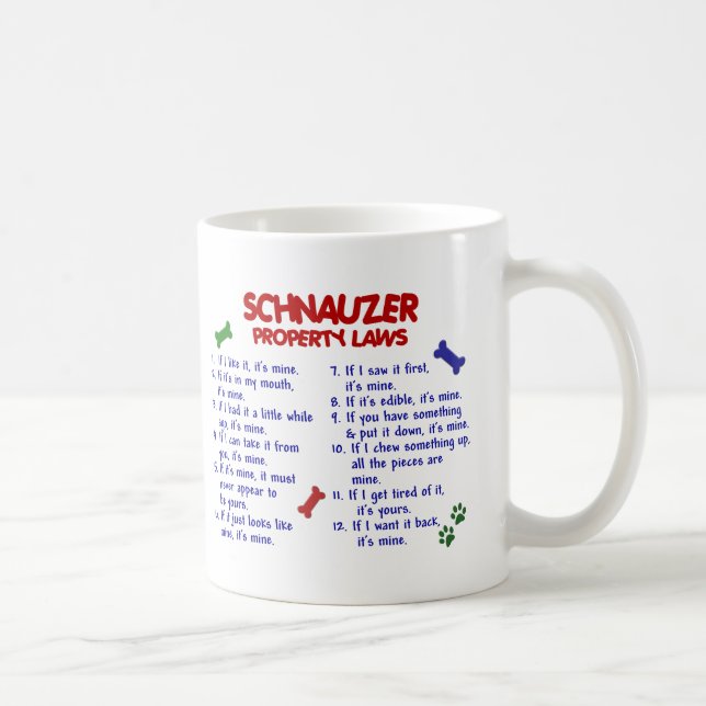 SCHNAUZER Property Laws 2 Coffee Mug (Right)