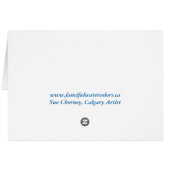 SCHNAUZER PUPPY CARD (Back Horizontal)