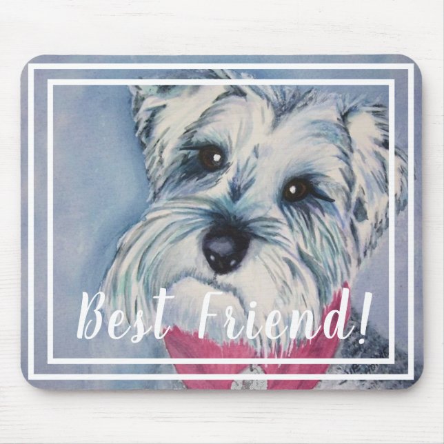 Schnauzer Puppy Mouse Pad (Front)