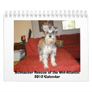 Schnauzer Rescue of the Mid-Atlantic 2012 Calendar