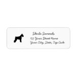 Schnauzer return address labels