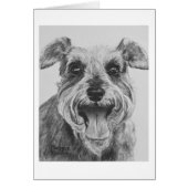 Schnauzer Sketch Artwork (Front)