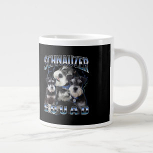 Schnauzer Squad - Bootleg Rap Style Giant Coffee Mug