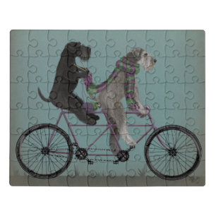 Schnauzer Tandem Jigsaw Puzzle