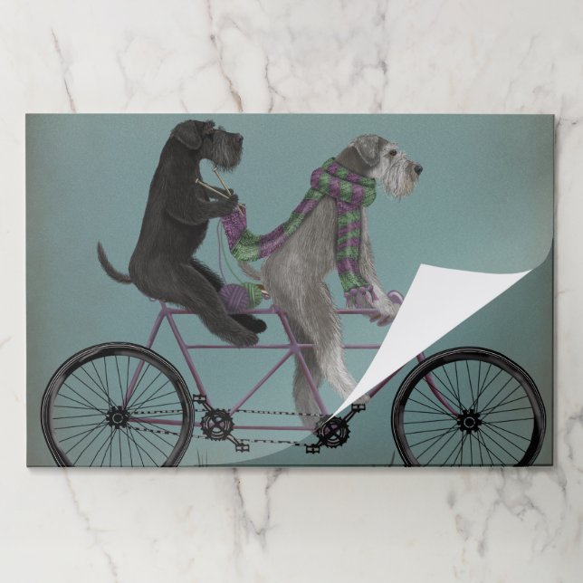 Schnauzer Tandem Paper Pad (Folded)