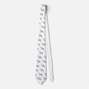 Schnauzer Templates ready to Customize Tie