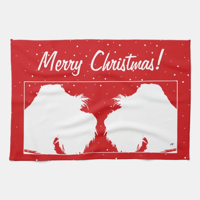 Schnauzer Towel (Horizontal)