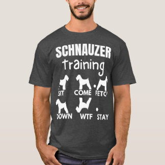 Schnauzer Training Schnauzer Dog Tricks 2 T-Shirt