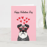 Schnauzer Valentines Dog Love Card