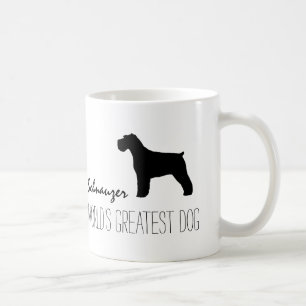 Schnauzer: World's Greatest Dog   Custom Coffee Mug