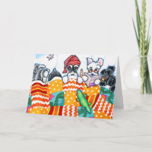 Schnauzers And Snoozes Card