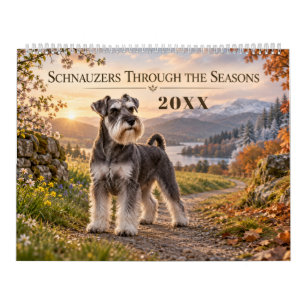Schnauzers Through the Seasons Calendar