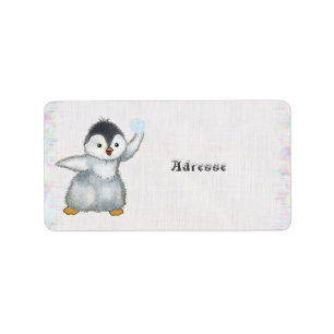 Schneeballschlacht label