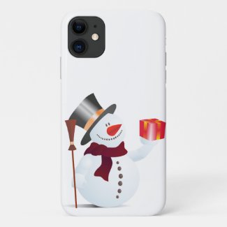 Schneemann / Snowman for Christmas / X-mas iPhone 11 Case