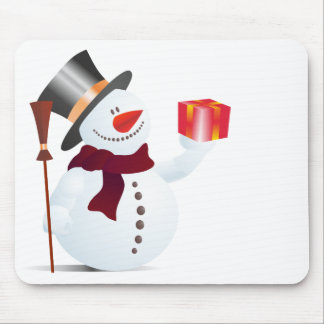 Schneemann / Snowman for Christmas / X-mas Mouse Pad