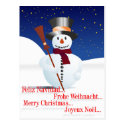 Schneemann/Snowman for Christmas/X-mas