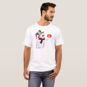 Schneemann / Snowman for Christmas / X-mas T-Shirt (Front Full)