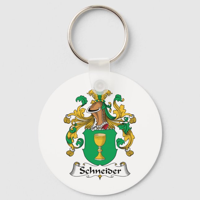 Schneider Family Crest Keychain (Front)