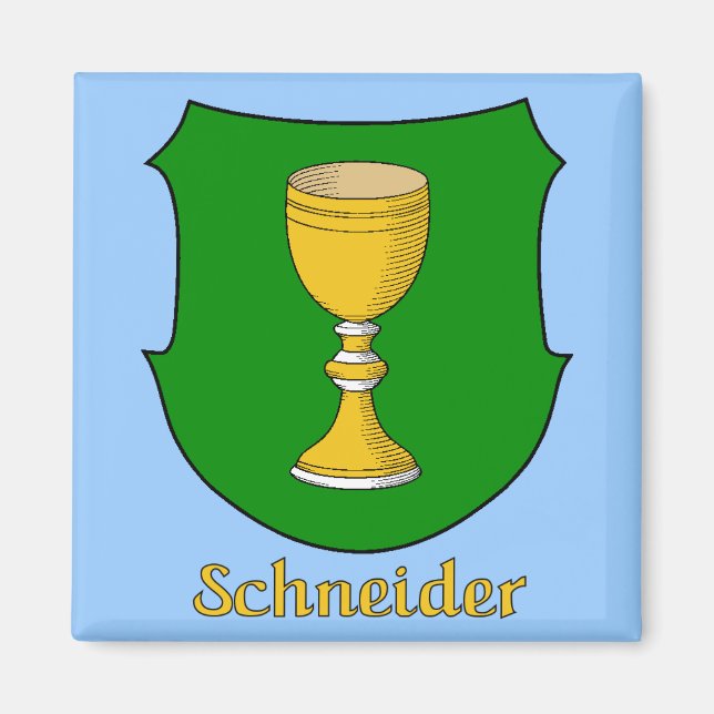 Schneider Family Shield Magnet (Front)