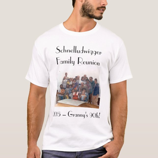 Schnelludwigger Family Reunion 2015 Mens' Tee! T-Shirt (Front)