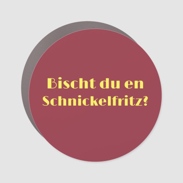 Schnickelfritz Car Magnet (Front)