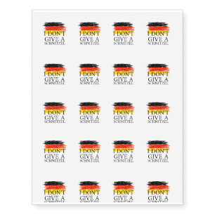 Schnitzel Oktoberfest German Flag Gifts Temporary Tattoos
