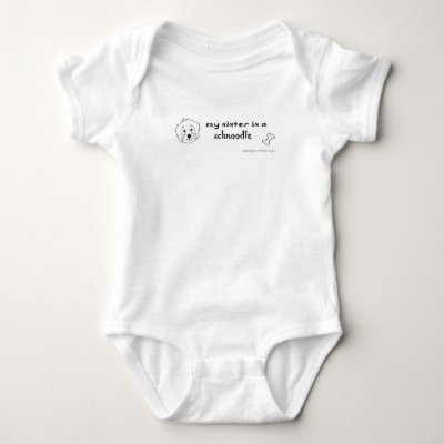 schnoodle baby bodysuit