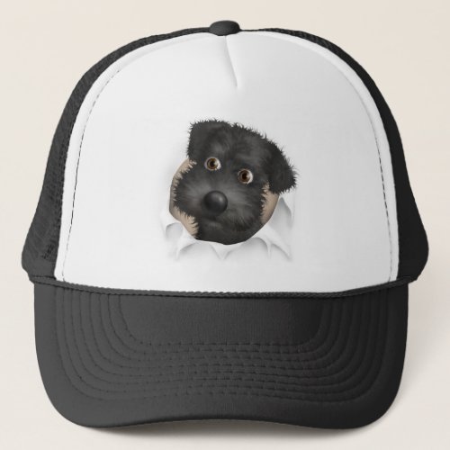 Schnoodle Black Busting Out Trucker Hat