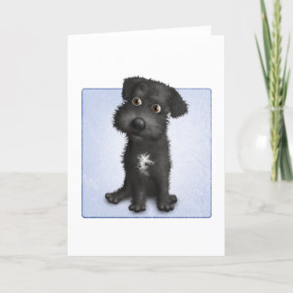 Schnoodle (Black) Card
