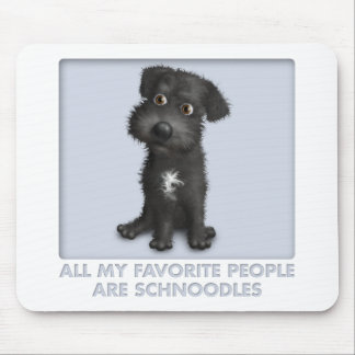 Schnoodle (Black) Favorite Mouse Pad