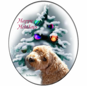 Schnoodle Christmas Gifts Ornament