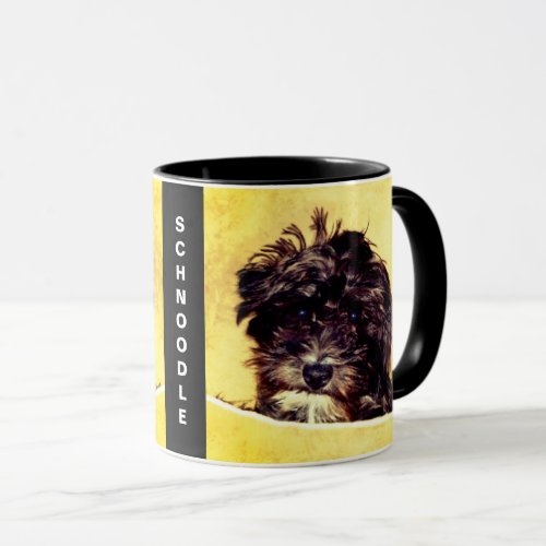 Schnoodle Dog Personalized Mug