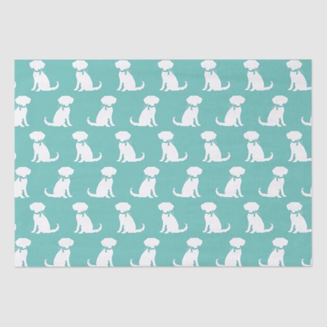Schnoodle Dog Puppy Tissue Paper (Front)